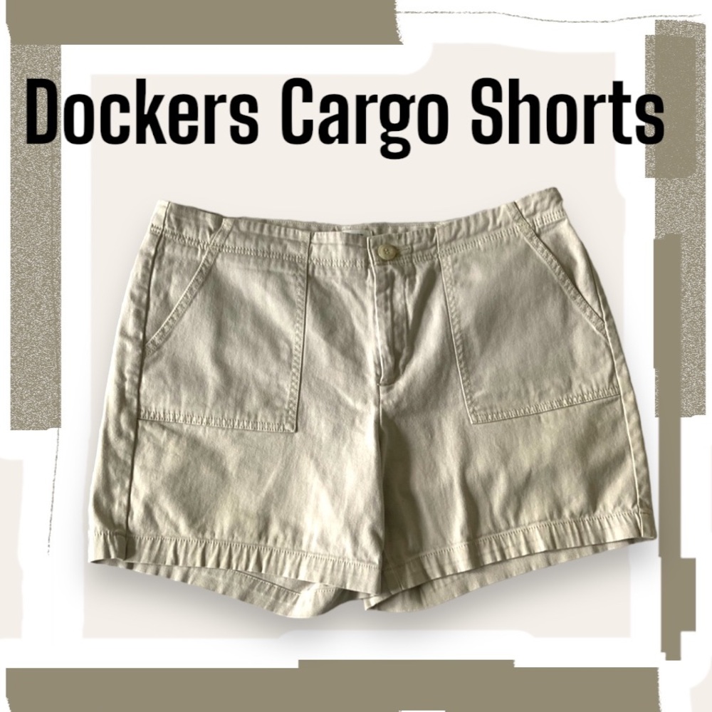 Dockers Cargo Shorts Mid Rise Curvy Fit